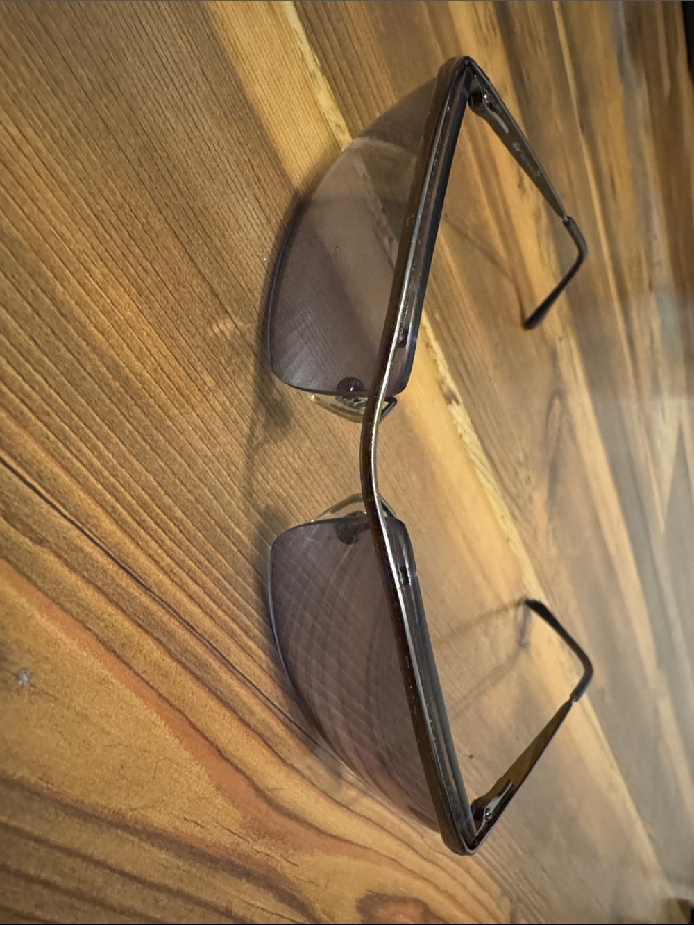 Persol Smoky Gradient Lens Sunglasses with Brown Frame